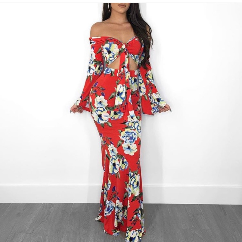 Maxi summer dress